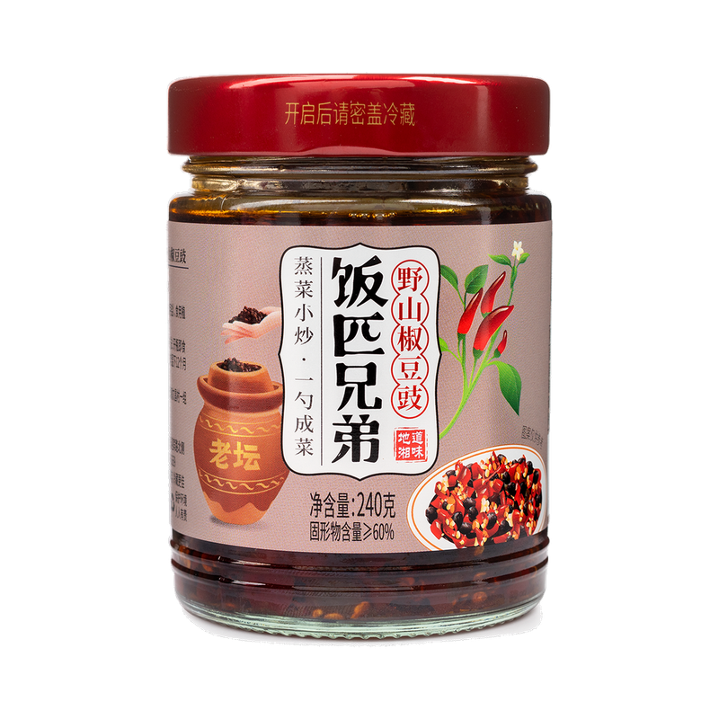 Fanpixiongdi Chopped Chili Pepper with Fermented Soybeans 240g