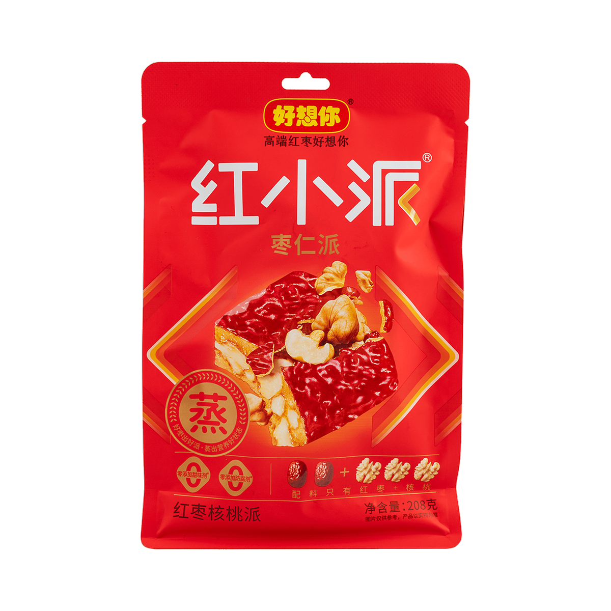 Hongxiaopai Jujube Walnut Pie 208g
