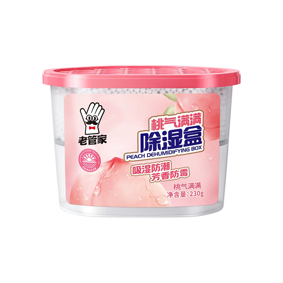 老管家 桃气满满除湿盒 - Laoguanjia Peach Flavor Dehumidifier Box 230g