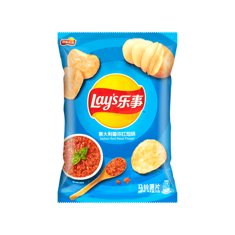 Lay’s Potato Chips (Italian Red Meat Flavor) 70g