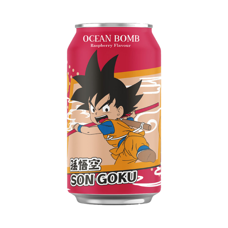 Ocean Bomb Dragonball Sparkling Water Rasberry Flavor 330ml