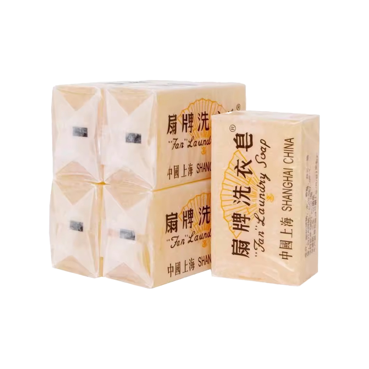 扇牌 洗衣皂 - Fan Laundry Soap 150g x 5