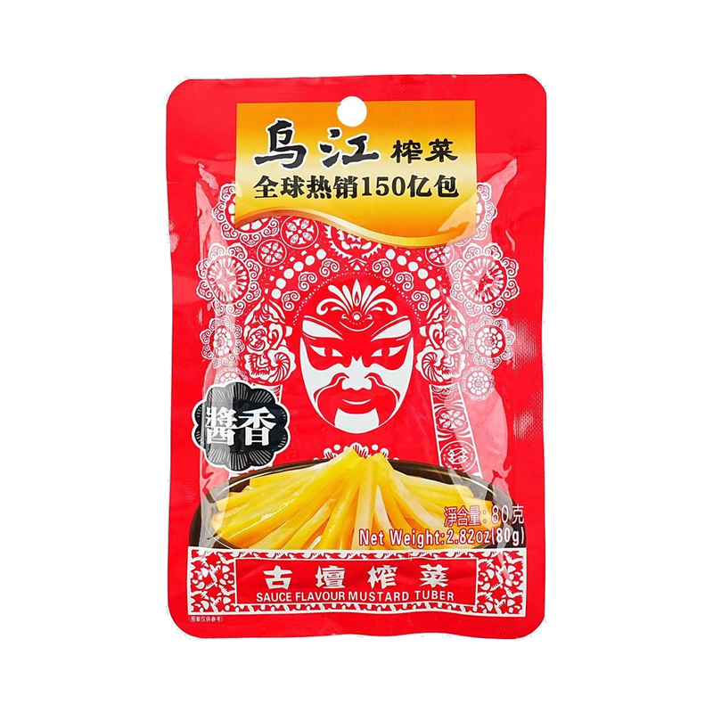 Wujiang Sauce Flavor Maustard Tuber 80g