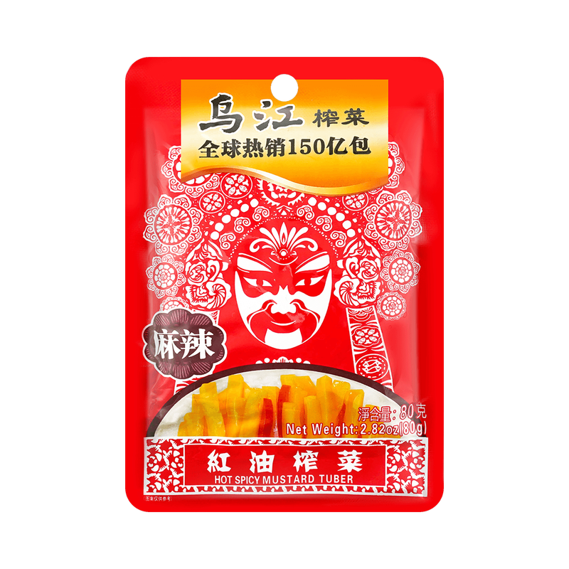Wujiang Hot Spicy Flavor Maustard Tuber 80g