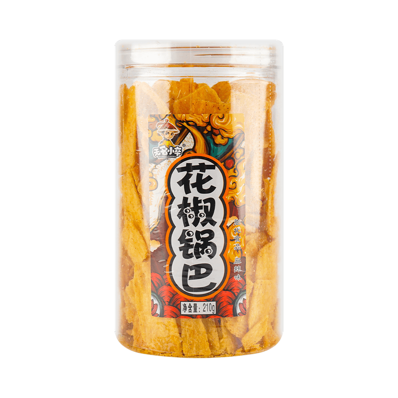 Mr. Nobody Wu Crispy Sichuan Peppercorns Rice Crust (Spicy Flavor) 210g