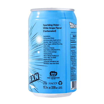 OCEAN BOMB Dragonball White Grape Sparkling Water 330ml