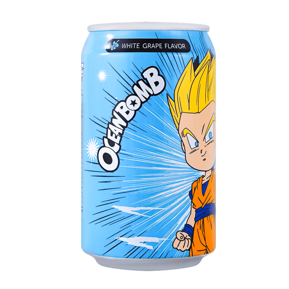 OCEAN BOMB Dragonball White Grape Sparkling Water 330ml