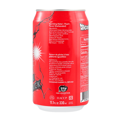 OCEAN BOMB Dragonball Peach Flavor Sparkling Water 330ml