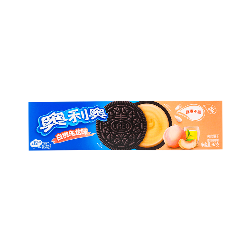 Oreo Chocolate Sandwich Cookies with White Peach Cream 97g