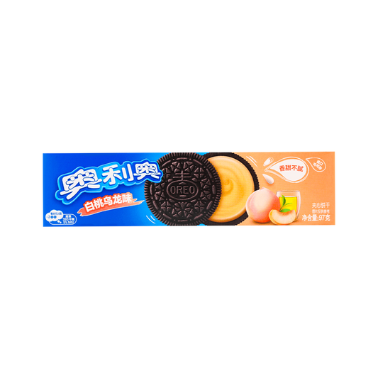 Oreo Chocolate Sandwich Cookies with White Peach Cream 97g