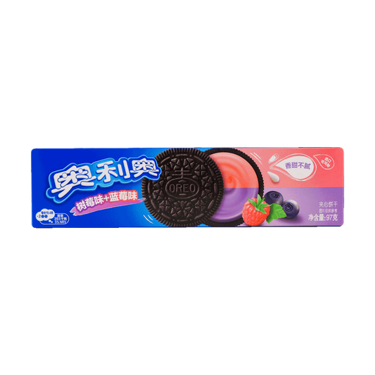 Oreo Chocolate Sandwich Cookies with Blueberry & Raspberry Cream 97g