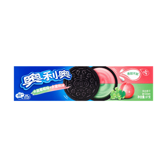 Oreo Chocolate Sandwich Cookies with Grape & Peach Cream 97g
