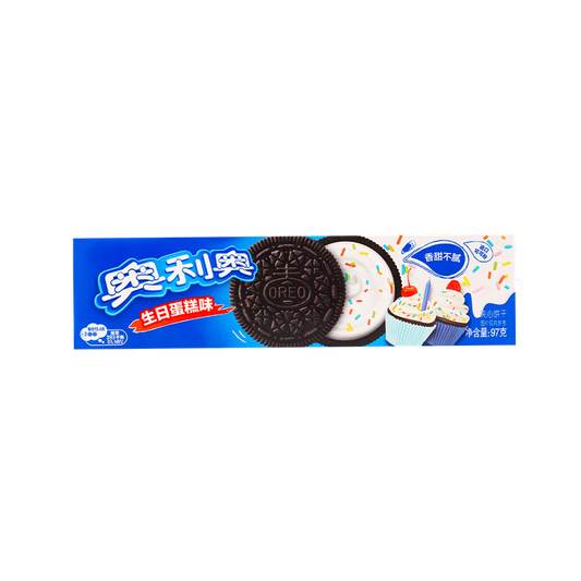 Oreo Chocolate Sandwich Cookies with Birthday Cake Flavor Cream 97g