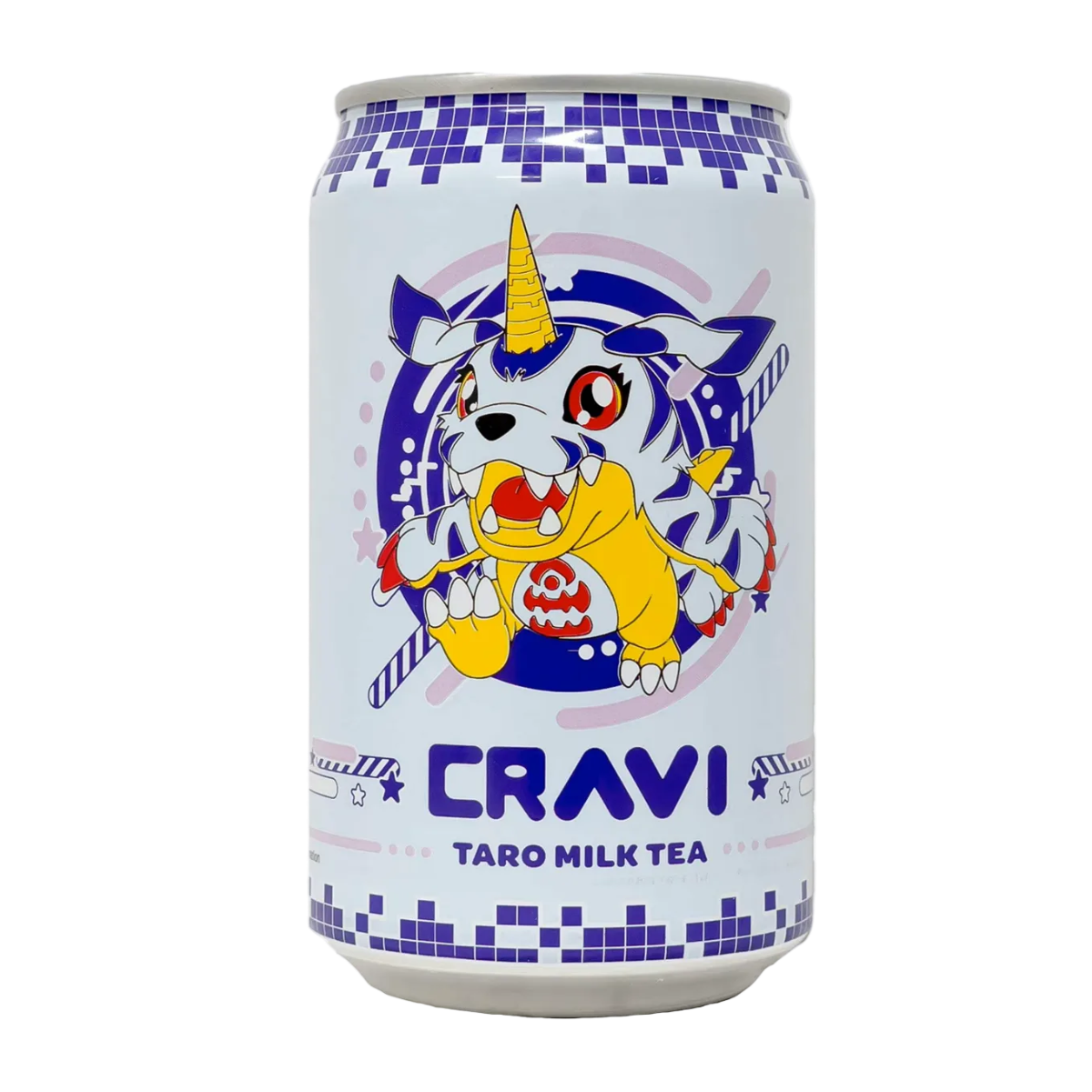 CRAVI Digimon Taro Milk Tea 10.65 FL OZ