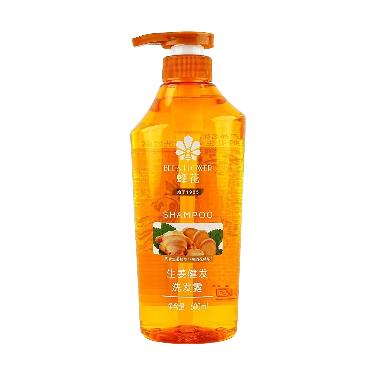 蜂花 生姜健发洗发露 - BEE & FLOWER Ginger Strengthening Hair Shampoo 600ml