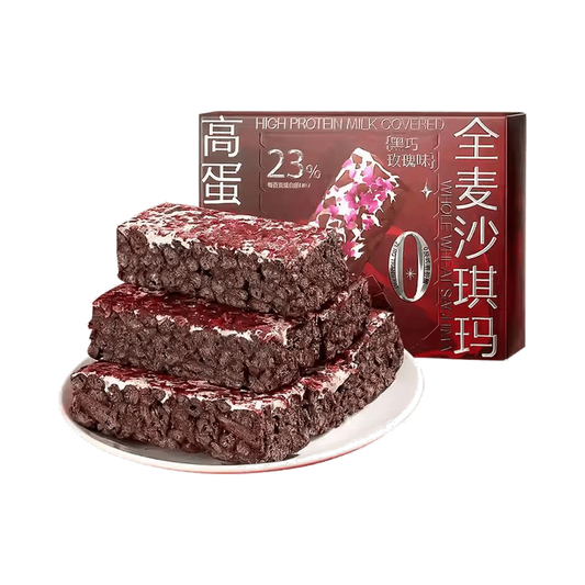 Gebenjiankang Non-Dairy Milk Cover Whole Wheat Protein Sachima (Chocolate Mousse Flavor) 168g