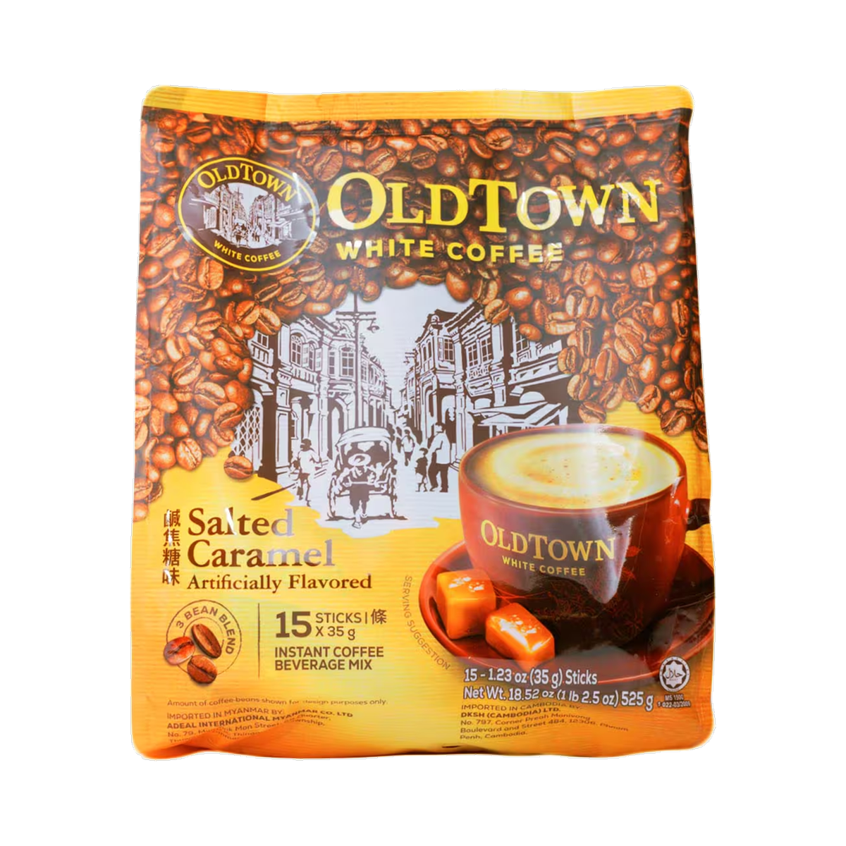 Old Town White Coffee 3 in 1 Salted Caramel 35g*15