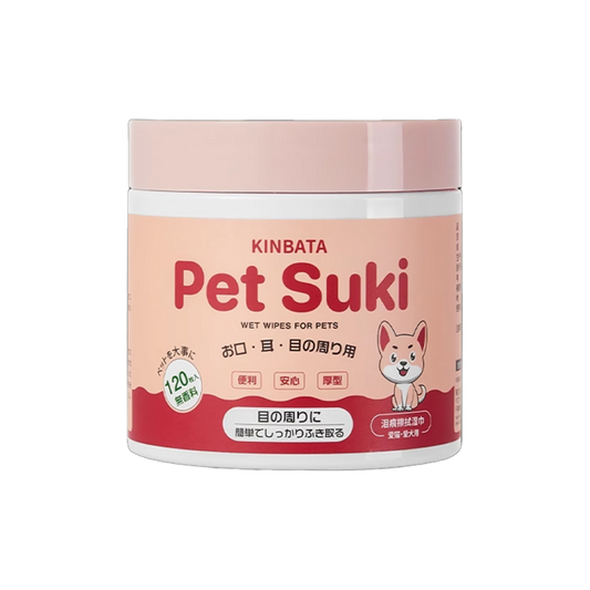 KINBATA 宠物泪痕擦拭湿巾 - KINBATA Tear Remove Wipes for Pets 120 Count