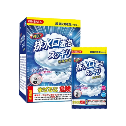 KINBATA 排水口泡泡粉 - KINBATA Drain Cleanser Powder 40g x 6 Bags