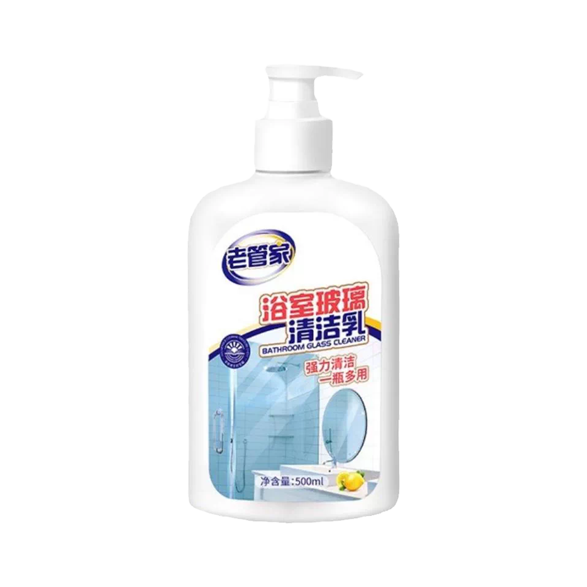 老管家 浴室玻璃清洁乳(含喷头) - Laoguanjia Bathroom Glass Cleaner 500ml