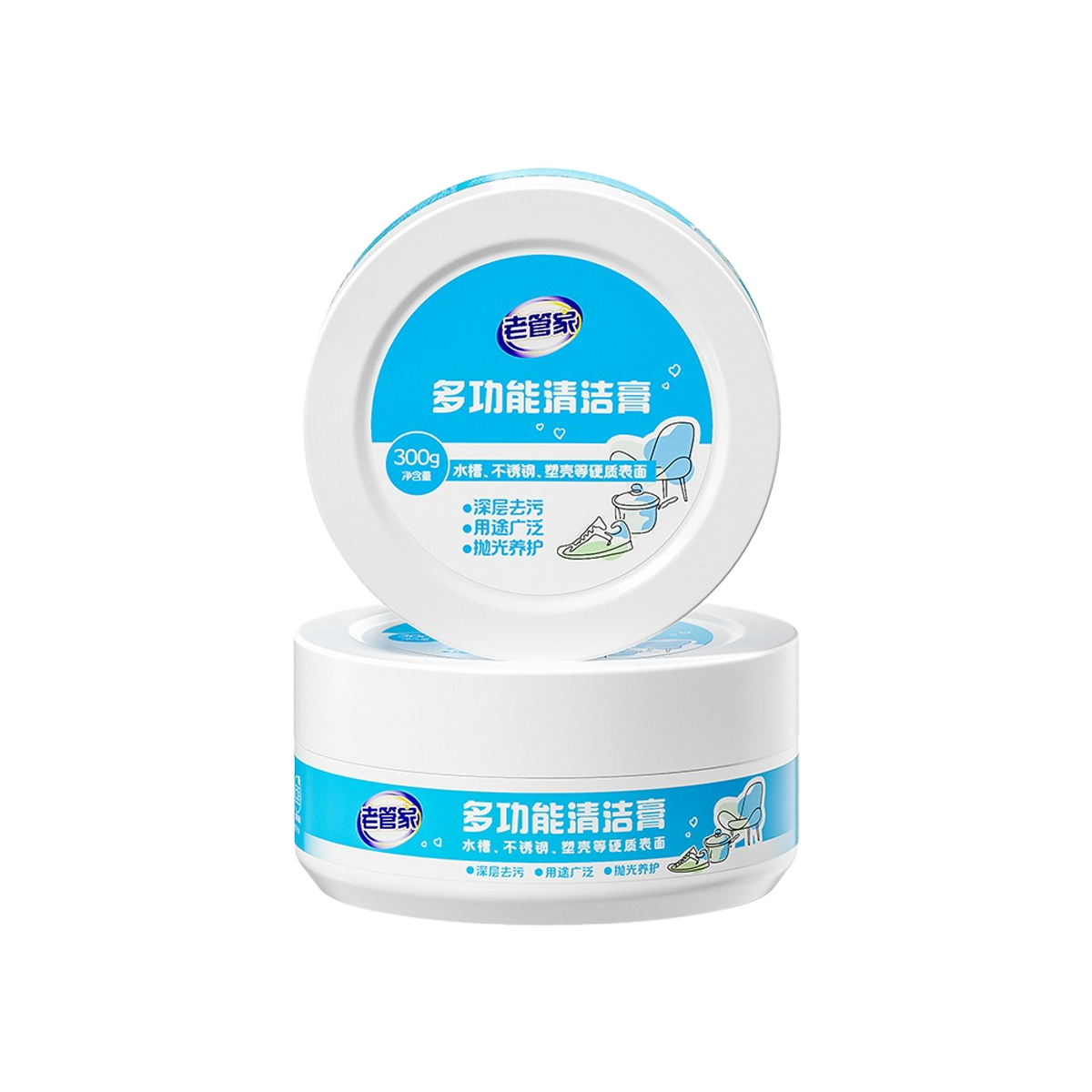 老管家 多功能清洁膏 - Laoguanjia Multifunctionl Cleaning Cream 300g