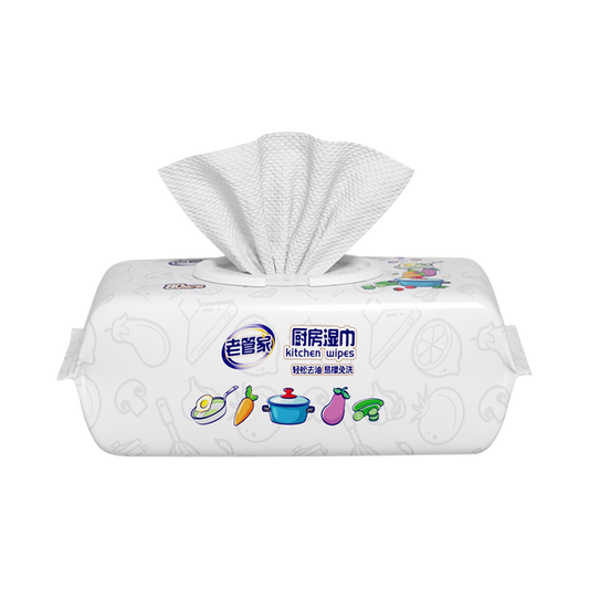 老管家 厨房湿巾 - Laoguanjia Kitchen Wipes 80 Count