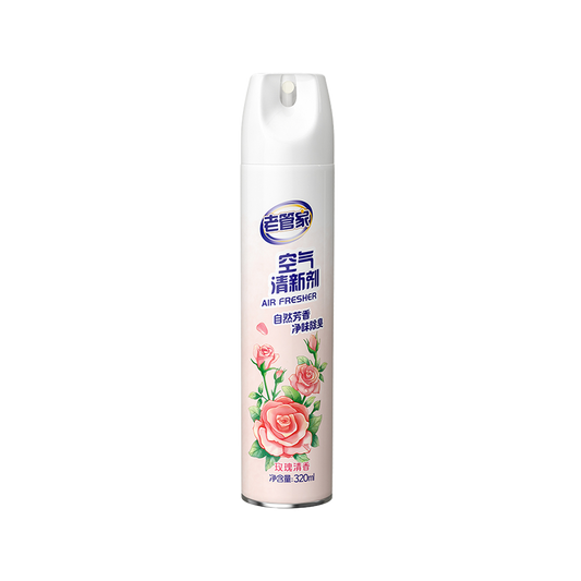 老管家 空气清新剂 (玫瑰清香) - Laoguanjia Air Fresher (Rose Flavor) 320ml