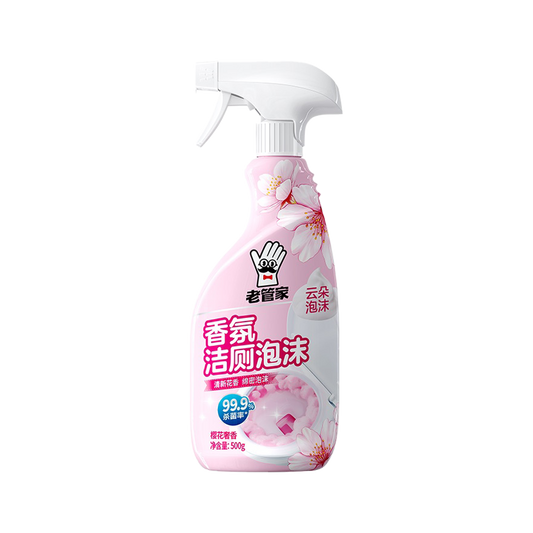 老管家 花香洁厕泡沫 - Laoguanjia Flower Scented Toilet Foam 500ml
