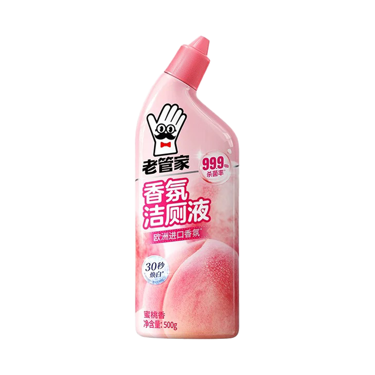 老管家 香氛洁厕液 (夏日初桃) - Laoguanjia Fragance Toilet Liquid (Peach Flavor) 500ml