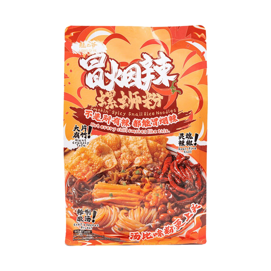 Longqiye Smokin' Spicy Snail Rice Noodle 340g