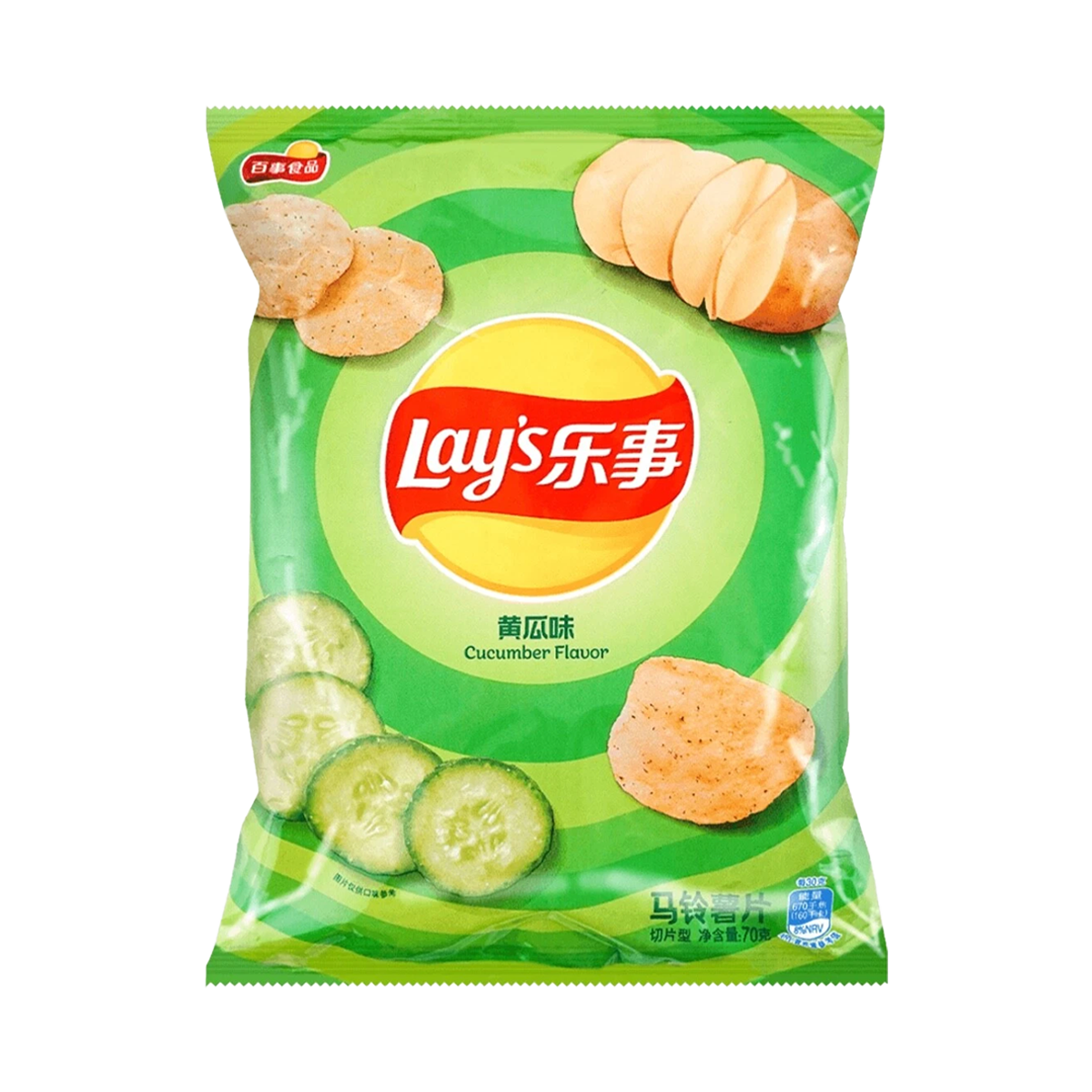 Lay’s Potato Chips (Cucumber Flavor) 70g