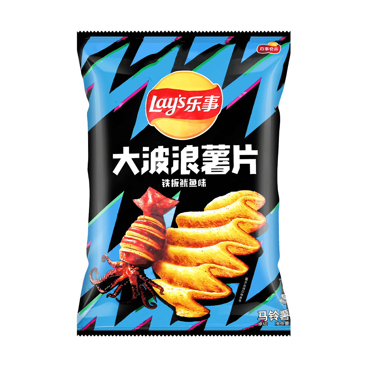 Lay’s Wave Potato Chips (Grilled Squid Flavor) 70g