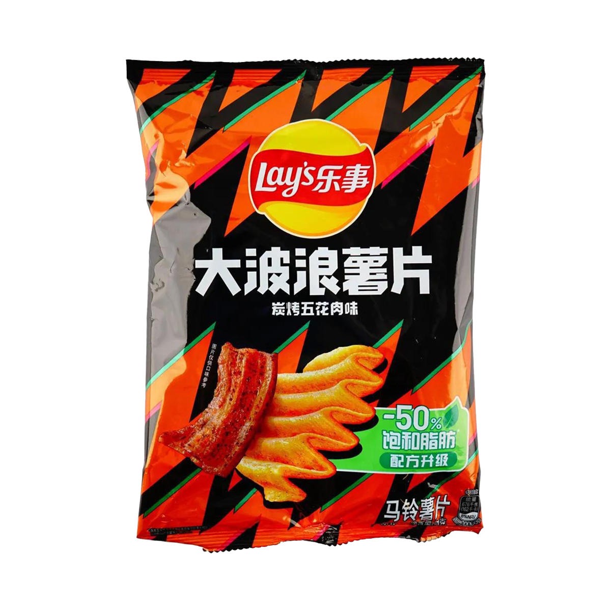 Lay’s Wave Potato Chips (Grilled Pork Flavor) 70g