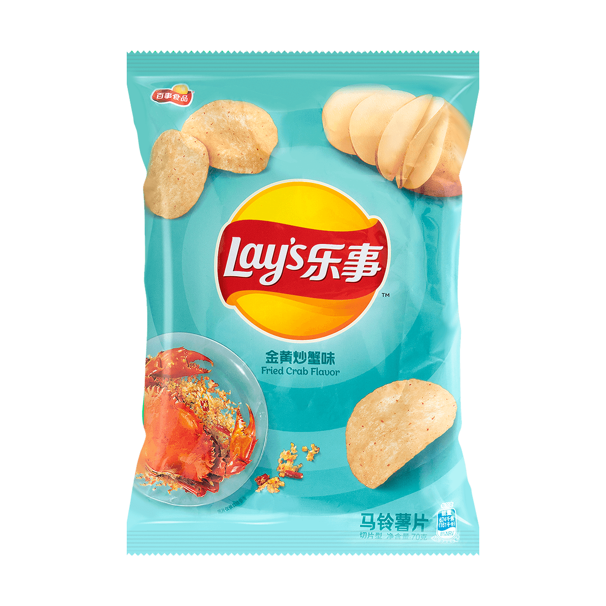 Lay’s Potato Chips (Fried Crab Flavor) 70g