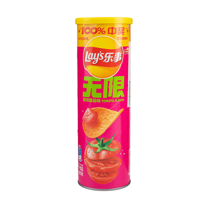 Lay’s Potato Chips Can Packaging (Tomato Flavor) 90g
