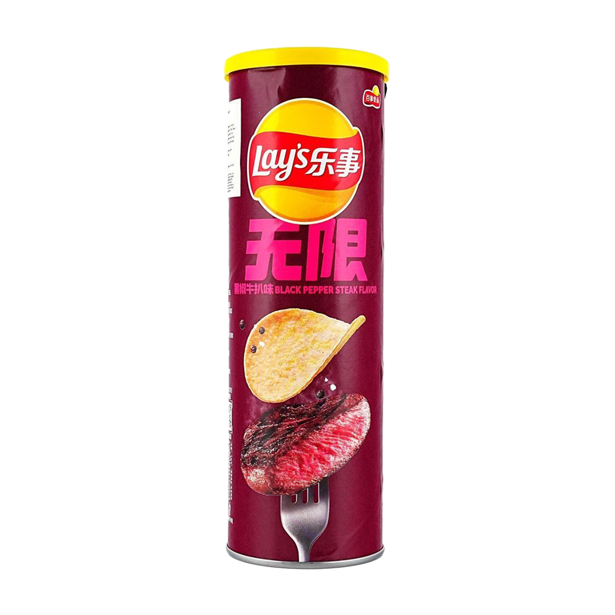 Lay’s Potato Chips Can Packaging (Pepper Steak Flavor) 90g