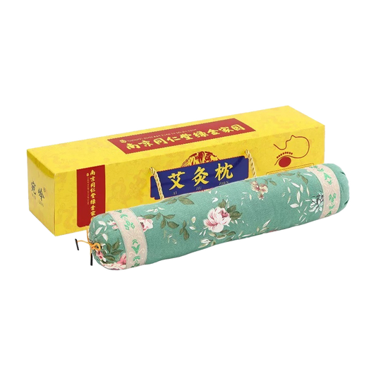 南京同仁堂 艾草颈椎枕 (颜色随机) - Nanjing Tongrentang Mugwort Filling Neck Roll Pillows (Assorted Colors) 1 Count