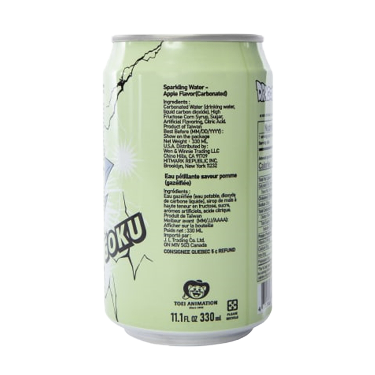 OCEAN BOMB Dragonball Apple Flavor Sparkling Water 330ml