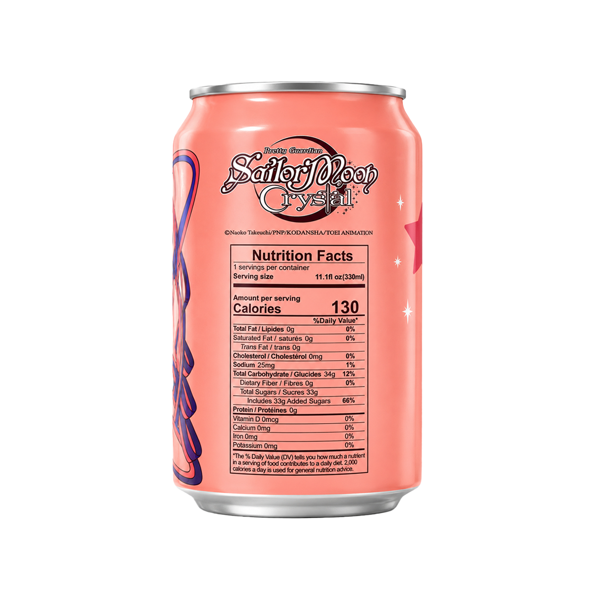 Ocean Bomb Sailor Moon Sparkling Water Strawberry 330ml