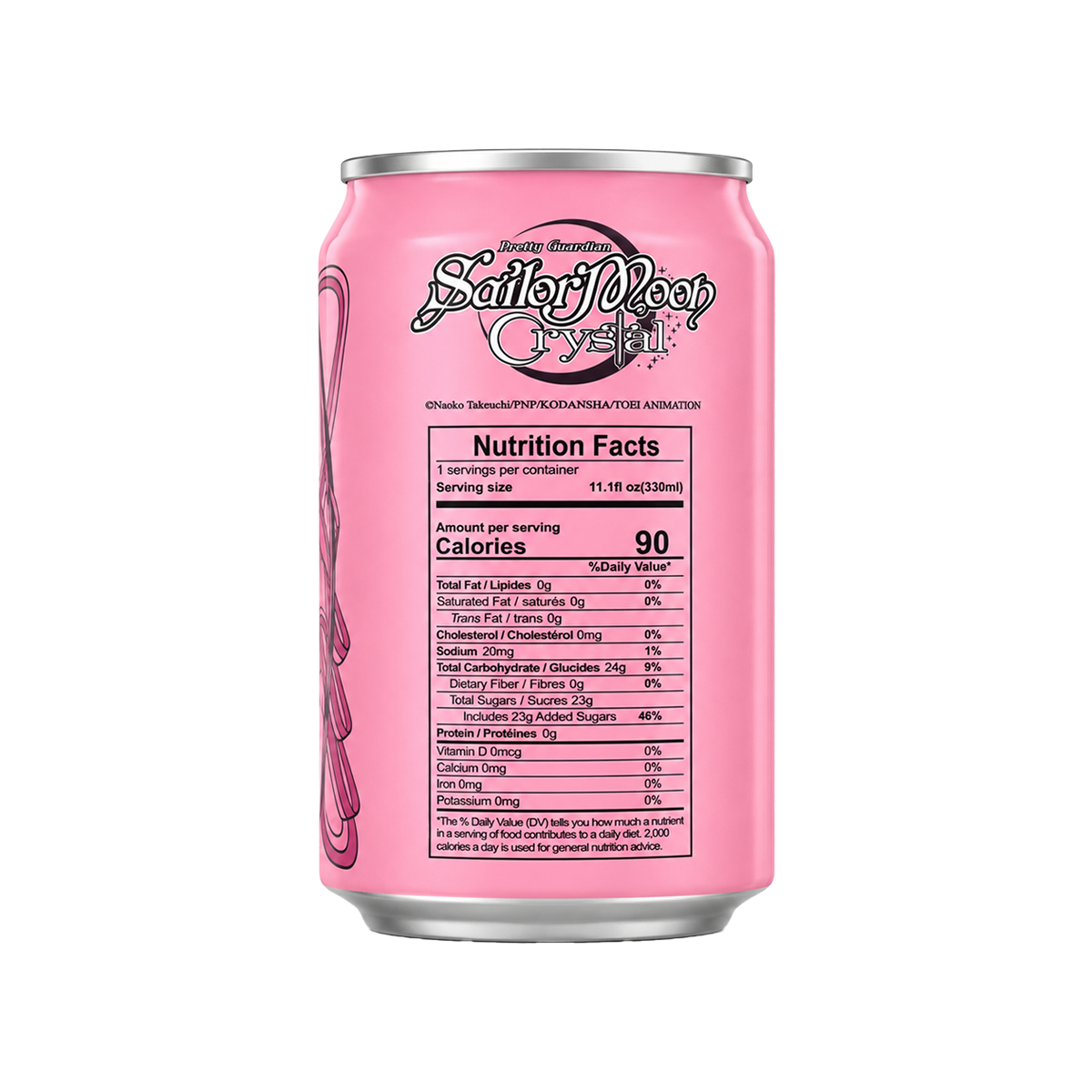 Ocean Bomb Sailor Moon Sparkling Water Pomelo Flavor 330ml