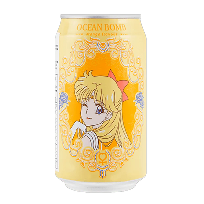 Ocean Bomb Sailor Moon Sparkling Water Mango Flavor 330ml