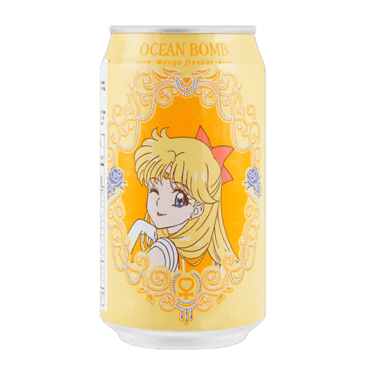 Ocean Bomb Sailor Moon Sparkling Water Mango Flavor 330ml