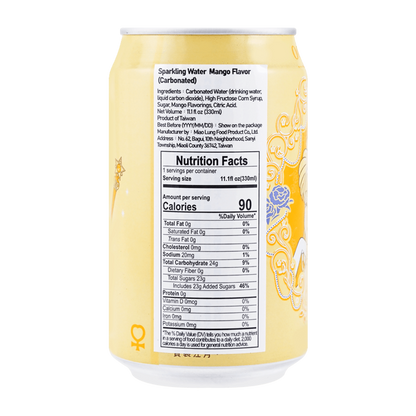 Ocean Bomb Sailor Moon Sparkling Water Mango Flavor 330ml