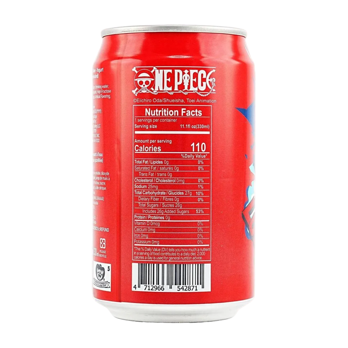 Ocean Bomb One Piece Sparkling Water Yogurt Flavor 330ml