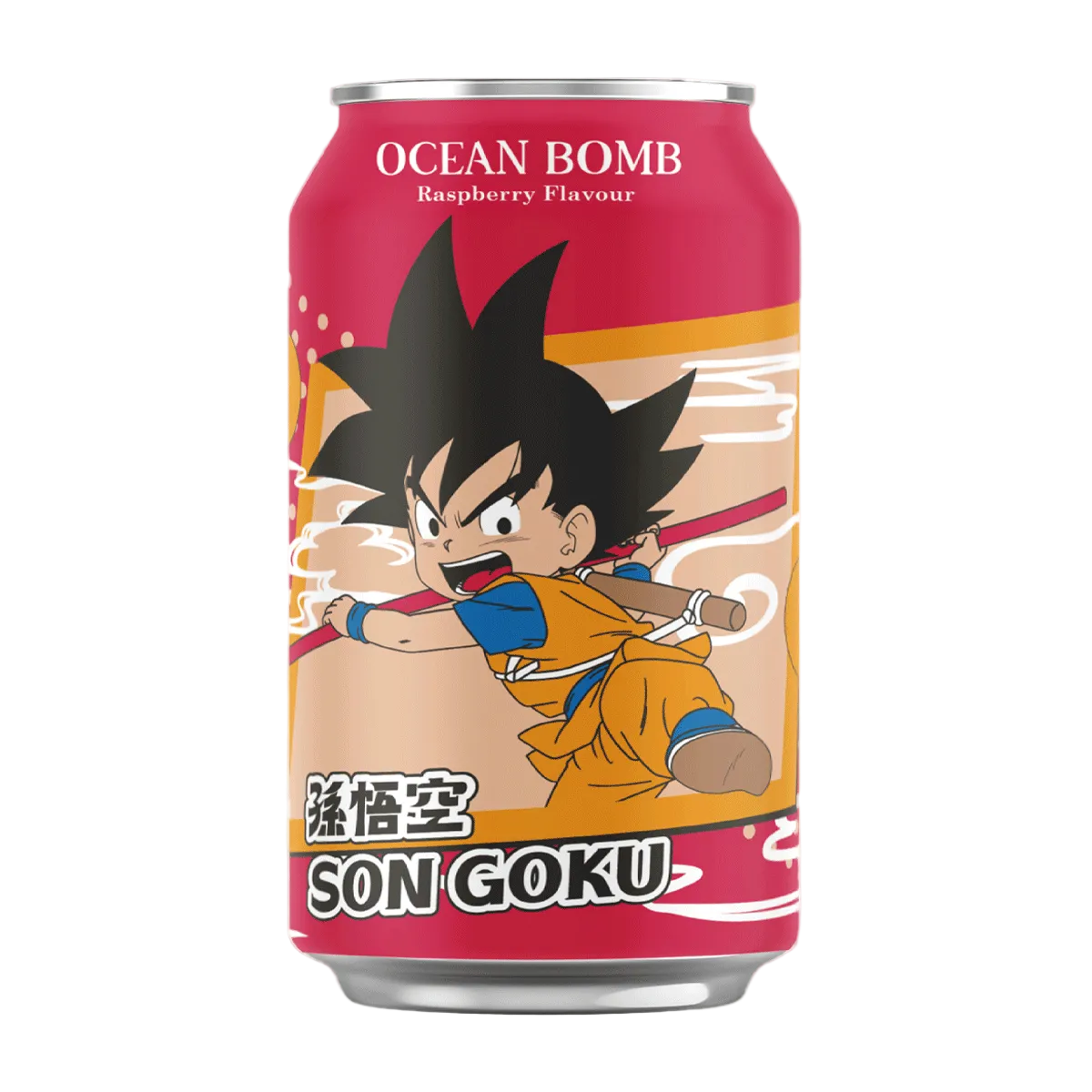 Ocean Bomb Dragonball Sparkling Water Raspberry Flavor 330ml