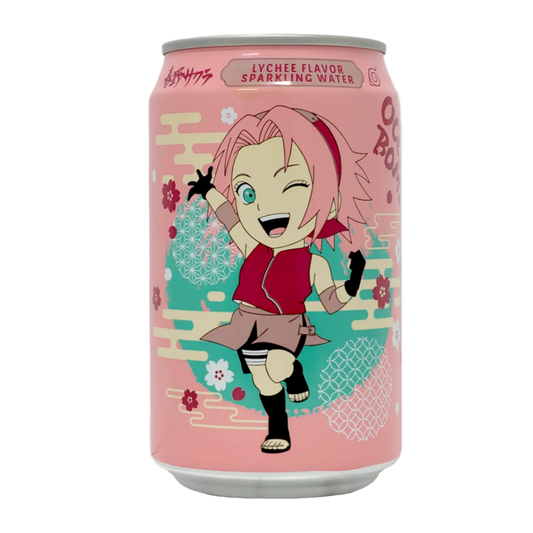 Ocean Bomb Naruto Sparkling Water Lychee Flavor 330ml