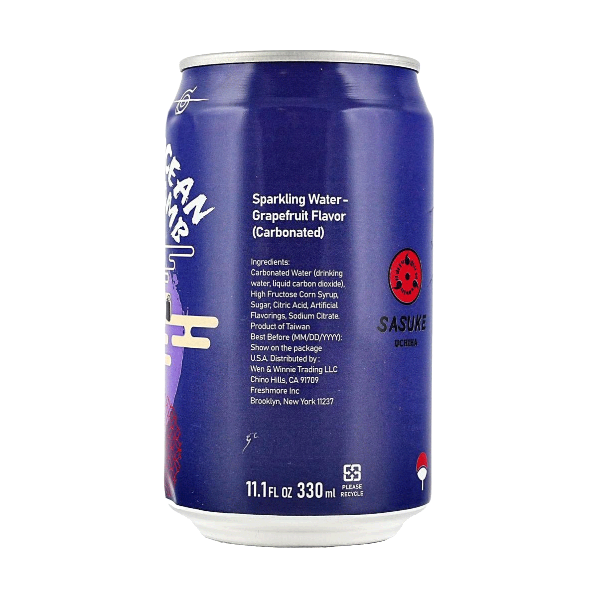 Ocean Bomb Naruto Sparkling Water Grapefruit Flavor 330ml