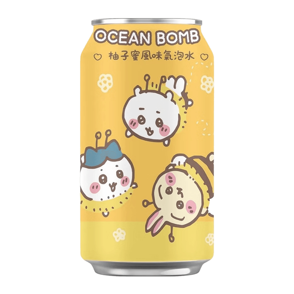 Ocean Bomb Chiikawa Sparkling Water Honey Pomelo