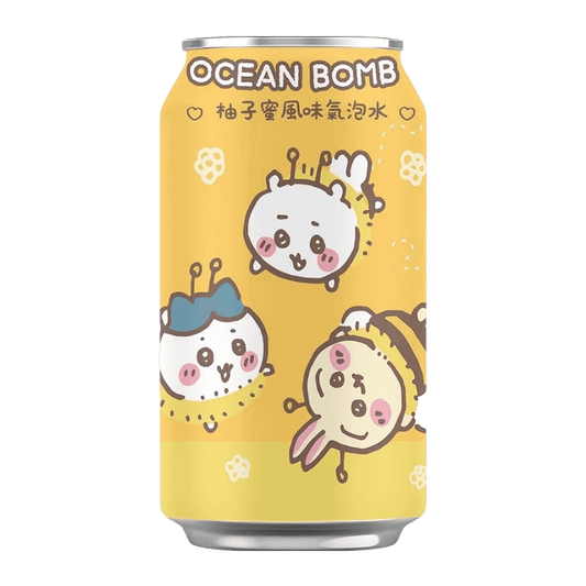 Ocean Bomb Chiikawa Sparkling Water Honey Pomelo