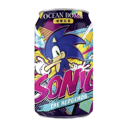 Ocean Bomb Sonic Sparkling Water Lemon Black Tea 330ml